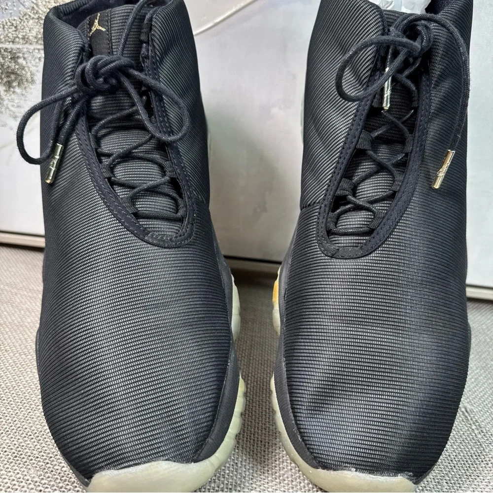 Nike Air Jordan Future Black Reflective Sneakers Shoes Size 13 High Top - Picture 11 of 16